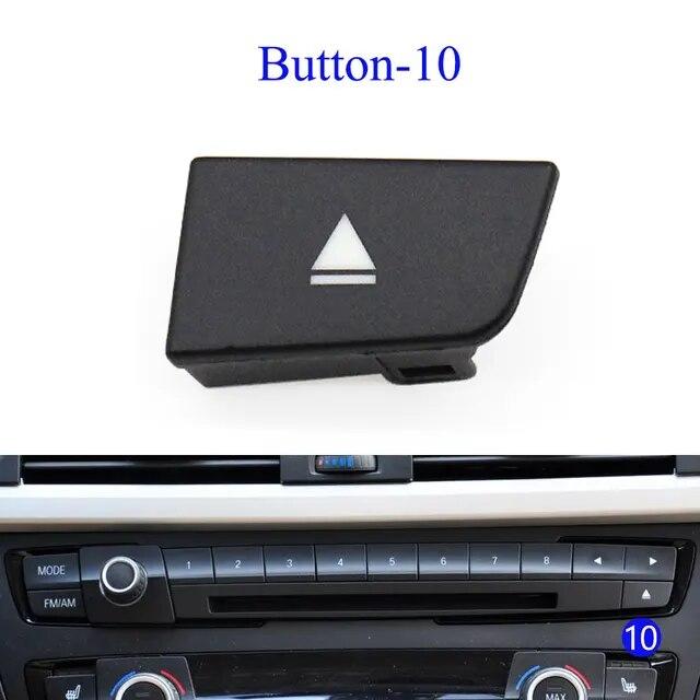 Dashboard Console Air Conditioning AC Vent CD Player Control Cap AC Button Key Replacement For BMW F20 F21 F22 F30 F35 F34 F36