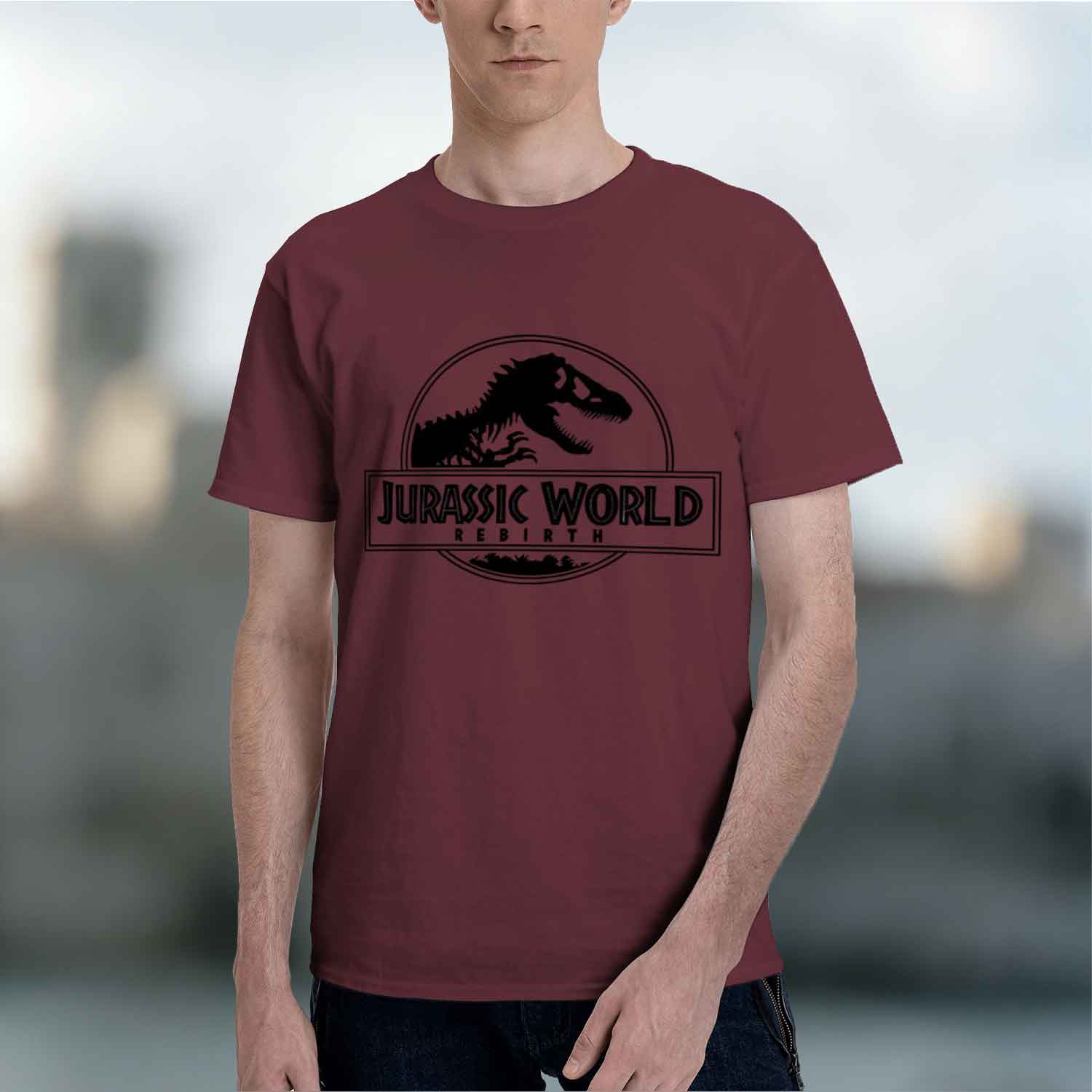 2026 New Model Movie Jurassic World Rebirth Tshirt Cotton Unisex Unisex Casual Tshirts Film Graphic Printing T Shirt For Female St S