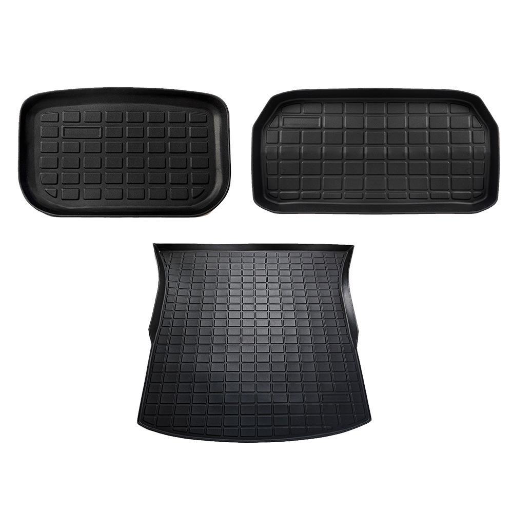 Tesla Model 3/Y Custom Front & Rear TPE Trunk Mats