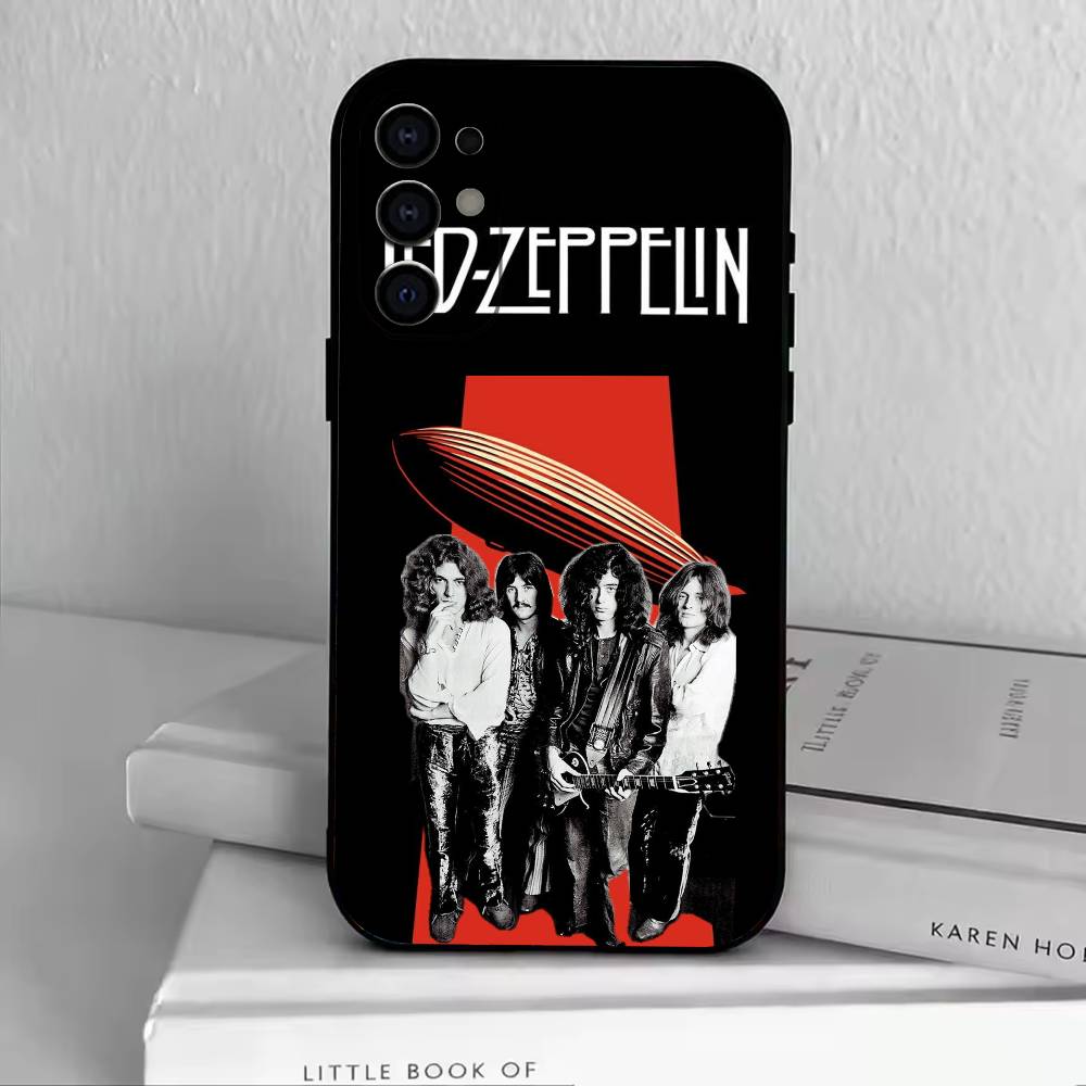 

L-Led Z-Zeppelin Phone Case Black Silicone Soft For Samsung S25,S24,S21,S22,S23,S30,Ultra,S20,Plus,Fe,Lite Samsung S24fe