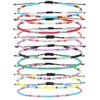 WTEMPO 10pcs Colorful Mini Beads Bracelets Set Summer Beach Surfing Bracelets Four Season Party Decorative Bracelet Gifts