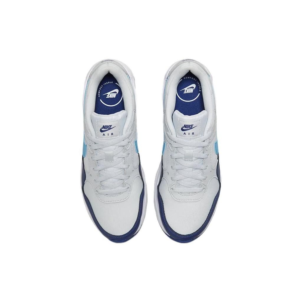 Nike Air Max SC Pure Platinum Racer Blue Men Sneakers White Deep-Royal-Blue Blue-Lightning CW4555-012