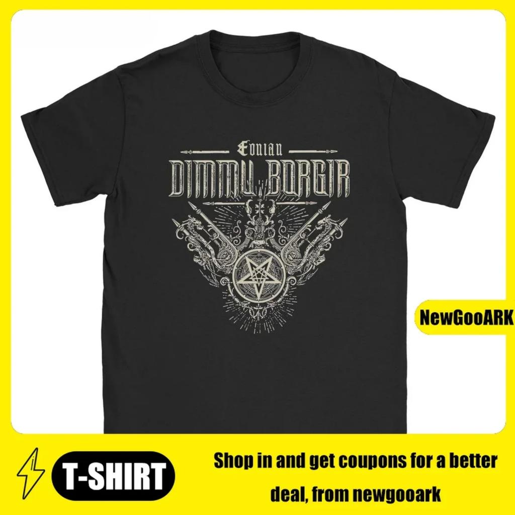 Black Metal Band Rock Music for Men Women T Shirt _Dimmu Borgir _ printed Short Sleeve T-Shirt Cotton Clothes