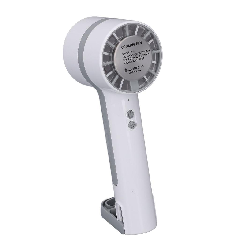 Handheld Cooling Fan USB Rechargeable Semiconductor Refrigeration Hand Fan with Cold Compress