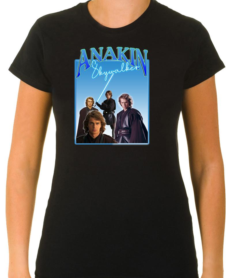 

Anakin Skywalker, star wars 3/4 Short Sleeve T Shirt Woman G807 L