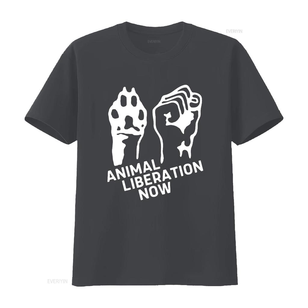 Animal Rights Vegan Womens T Shirt vintage Washed Stretched homme Soft fashion Top For Everyday Wear Breathable