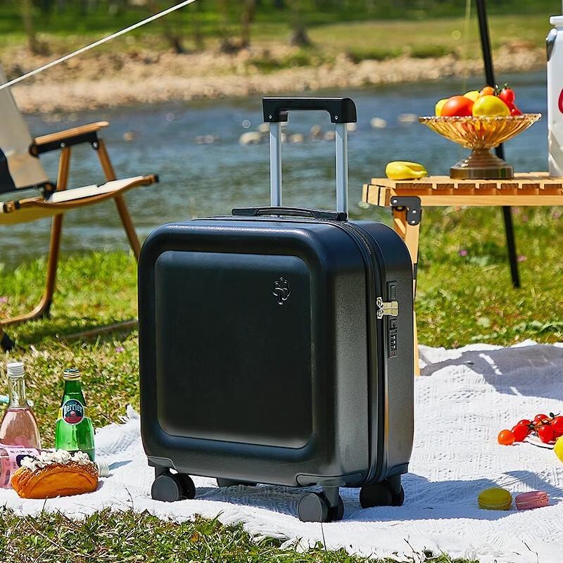 Zuoyou Carry-on Luggage with USB Charging and Cupholder 18 inch