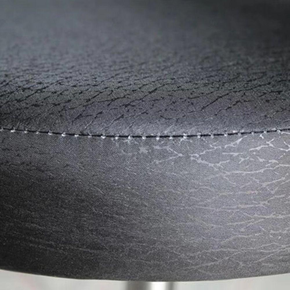 1Pcs PU Leather Chair Seat Cover with Elastic Bands Slipcover Round Chair Cover 28-40cm Waterproof Stool Seat Cushion Cover
