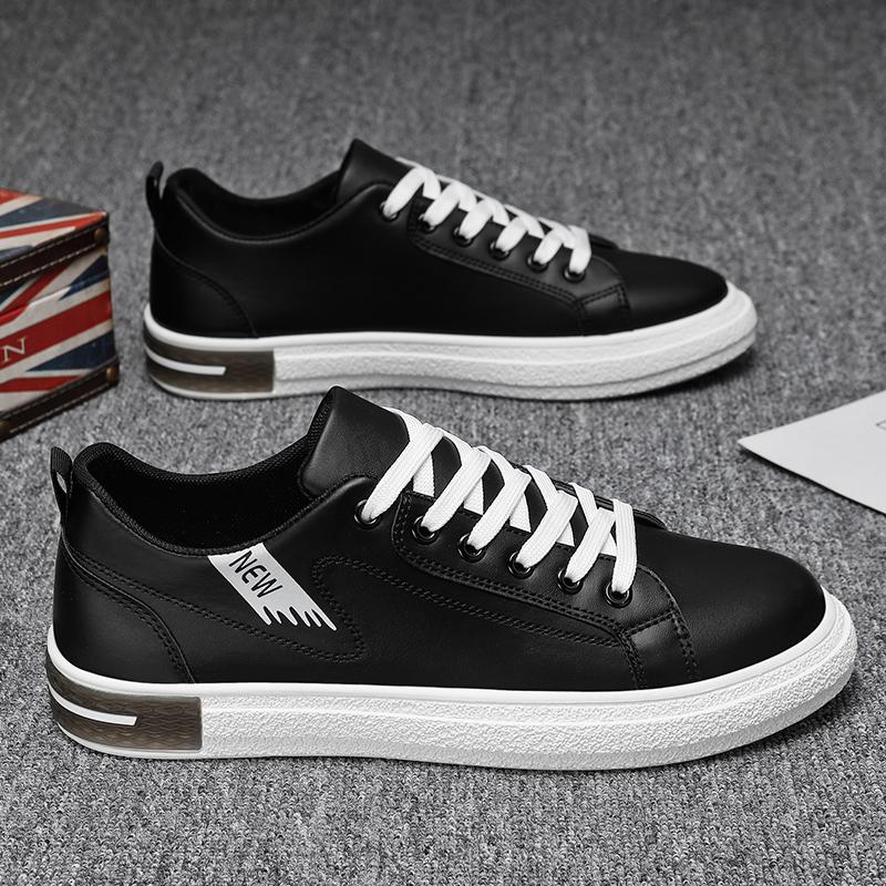 

Высококачественные мужские кожаные белые туфли, официальная обувь, летняя мужская уличная одежда, офисная классическая повседневная обувь на плоской подошве 39 чёрный