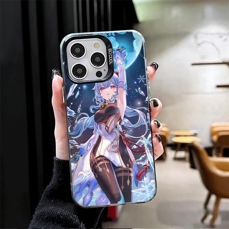 Genshin Impact Ganyu Soft Phone Case for iPhone 15 16 17 Pro Max 17Air 16E 14 Plus 13 12 Mini Shockproof Cover Back Shell