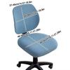 Removable Office Chair Cover Breathable Seat Protectors Adjustable Chair Protector  Home Textile