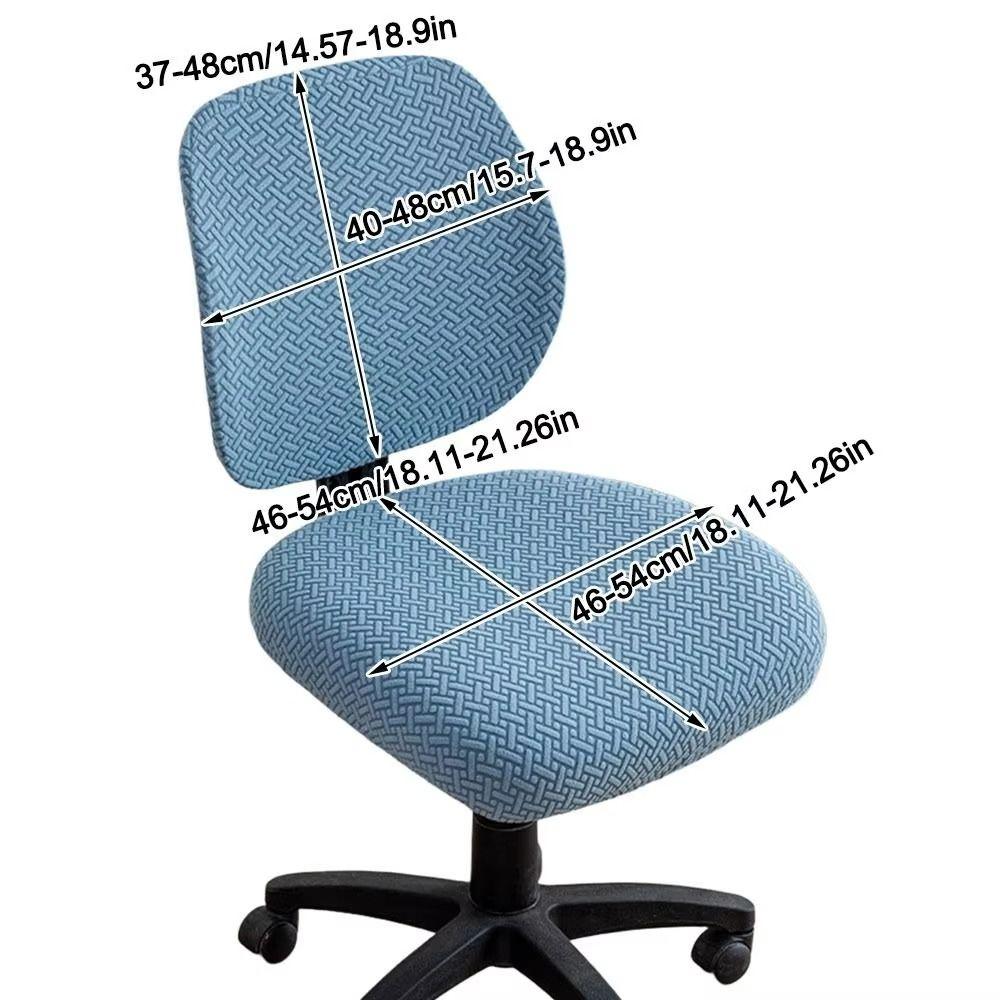 Removable Office Chair Cover Breathable Seat Protectors Adjustable Chair Protector  Home Textile