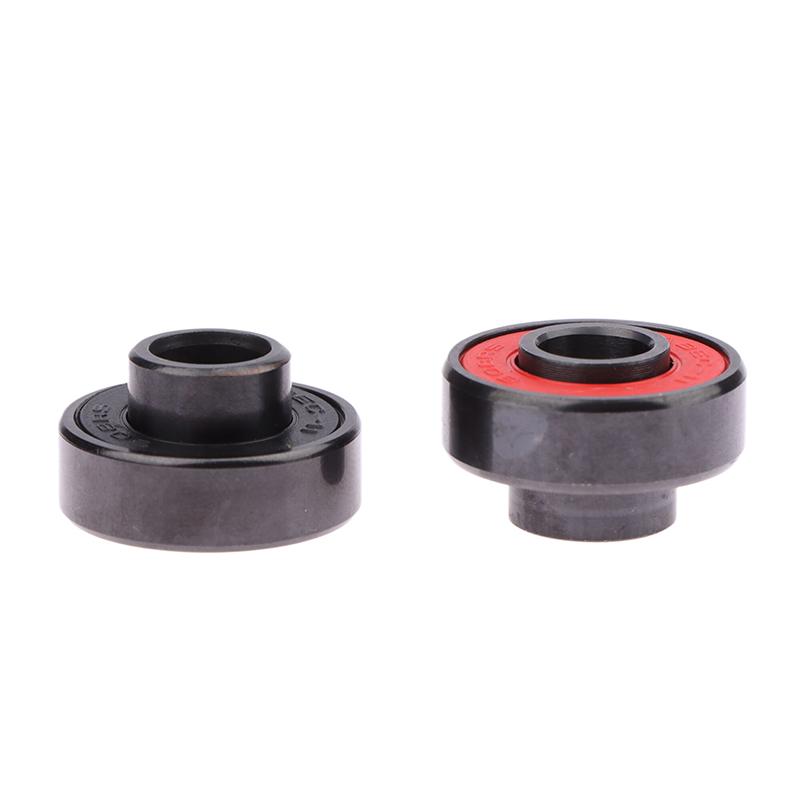 1Pc 608Rs Black And White Ceramic Ball Bearing High Speed Roller Skate Skateboard Wheel Miniature Bearings