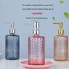 500ml European Style Refillable Glass Pump Bottle for Soap, Shampoo, Conditioner, or Shower Gel