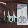 Stainless Steel Student & Office Scissors - Plastic Handle, Small Handheld for Home and Crafts