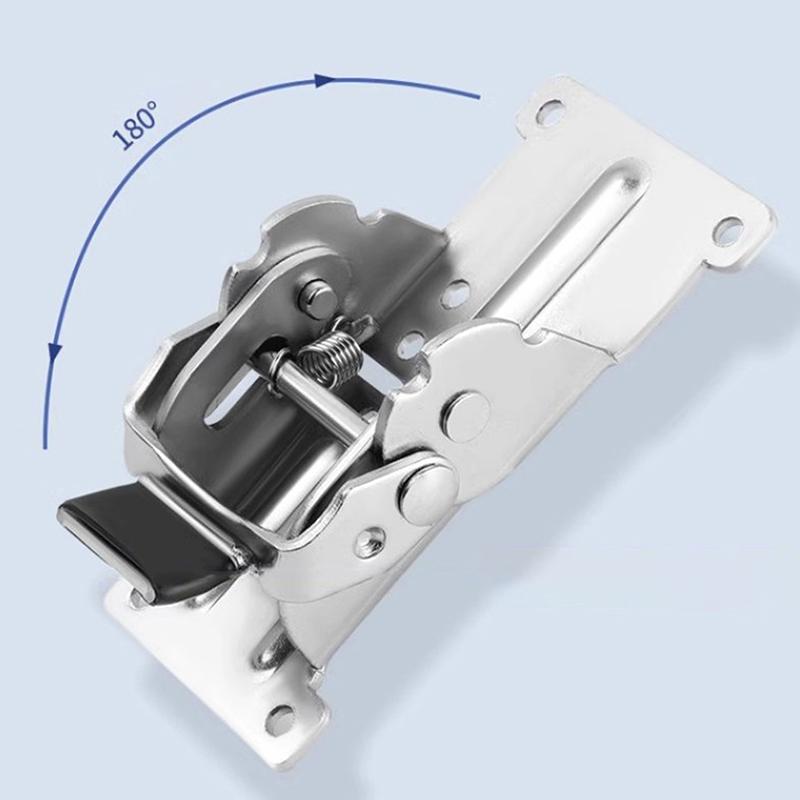 Self-Locking Folding Hinge 0-180 Degree Hardware Door Furniture Connection Hinges Dining Table Surface Combination Splicing