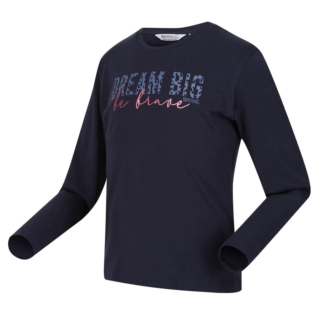Regatta Childrens/Kids Wenbie III Slogan Long-Sleeved T-Shirt