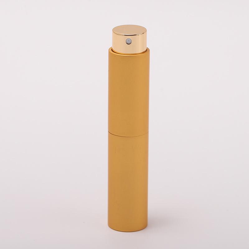 10ml Portable Rotating Telescopic Refillable Perfume Spray Bottle with Logo Printing Option
