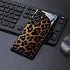 Golden Flash Leopard Pattern Tempered Glass Phone Case Suitable for Samsung GalaxyS26 S25 S24 S22 S21 S20FE/Ultra/Plus Anti Drop