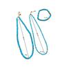 High-End Literary Temperament Necklace Female Turquoise Small Gold Beads Beaded Collarbone Chain Light Luxury Retro New Chinese Neck Chain