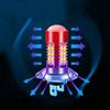 2 Pieces H7 LED Bulbs Kit 8.5*4.0 Cm H7 Super Bright 6000K Waterproof