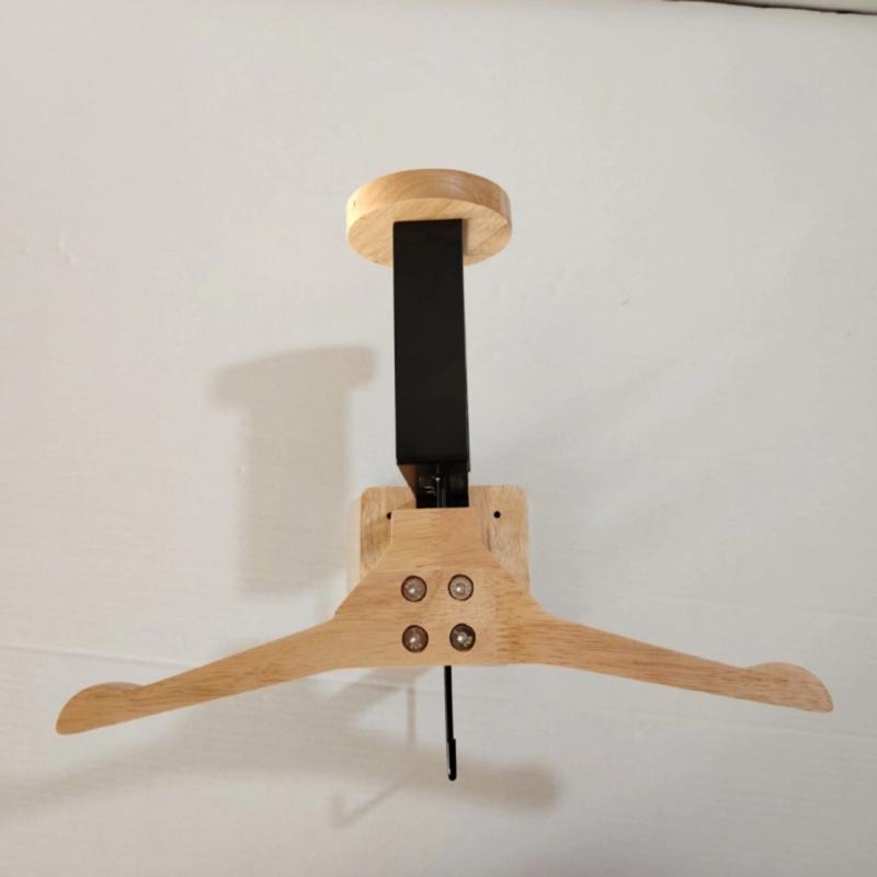 Wall-mounted Wooden Hat Rack On The Wall Motorcycle Helmets Display Rack Stand Wooden Helmet Holder