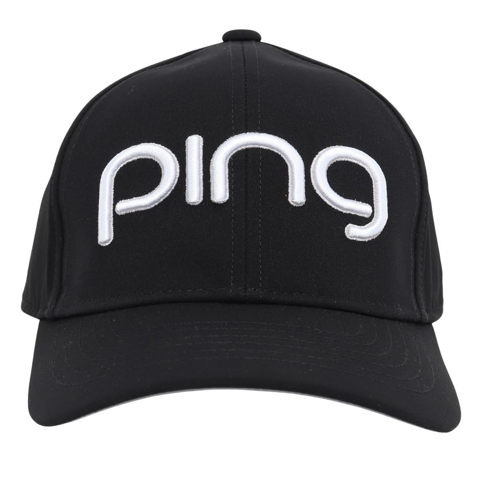 PING Golf Tour Cap BK 38218 Water-Repellent HW-L2501 (Black/FF/Women's)