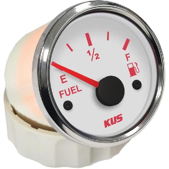 

KUS Fuel Level Gauge Meter Indicator 240-33ohm 52MM(2) with Backlight 12V/24V