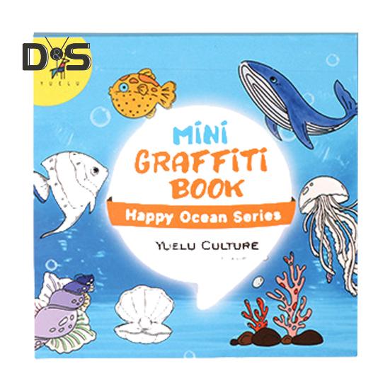 Kids Doodle Book Kids 5 Themes 50 Pictures Stimulate Imagination Portable Mini Graffiti Book with Simple Patterns