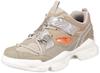 Shunsoku Athletic DSL Cm Sneakers, Shoes, Lightweight, SL, 17-25cm, 2E, Kids, Boys, Girls, 0340, Sand, 17.0