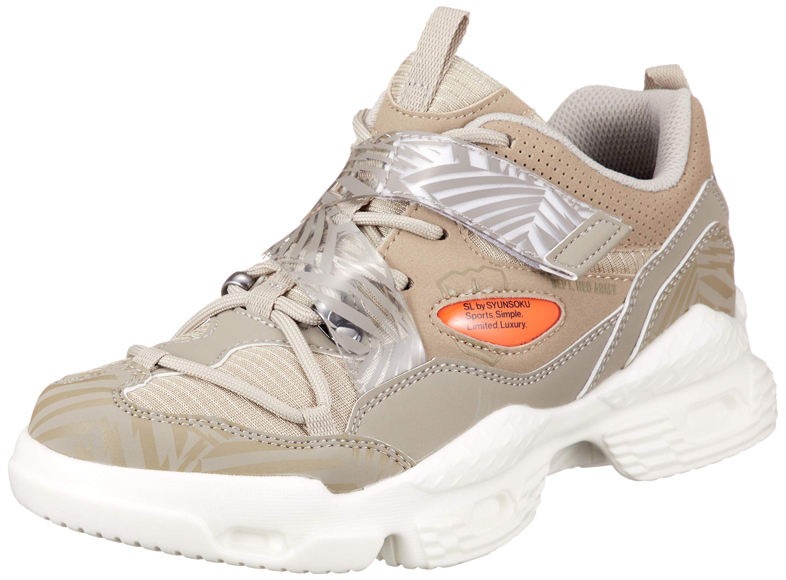 

Кроссовки Shunsoku Athletic DSL cm, Обувь, Легкие, SL, 17-25см, 2E, Детские, Для мальчиков, Для девочек, 0340, Песочный, 17.0 песочный