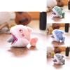 Shark Plush Toy With Pullable Spinning Tail Keychain Super Soft Stuffed Animal Gift For Kids 13cm