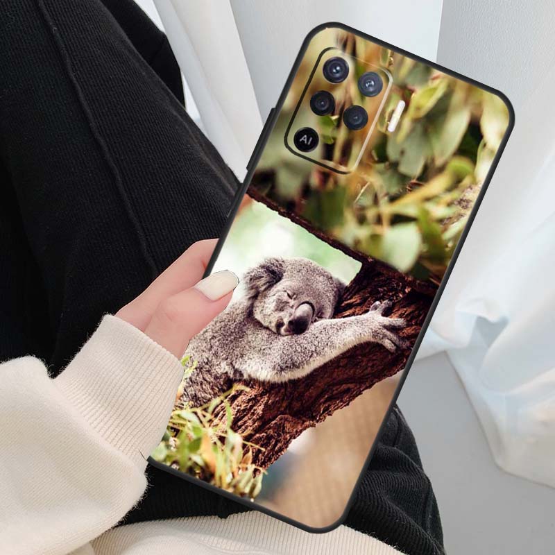 Australian Koala Case For Oppo A40 A60 A80 A5 Pro A15 A16 A17 A57 A77 A94 A74 A54 A76 A96 A18 A38 A58 A78 A98