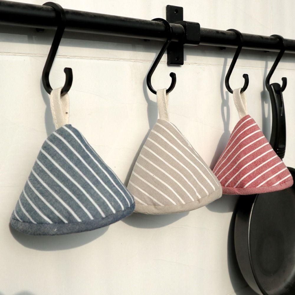 Insulation Anti-Scalding Pot Triangle Hat Cloth Cover Pot Holder Hand Protector Pot Handle  Kitchen
