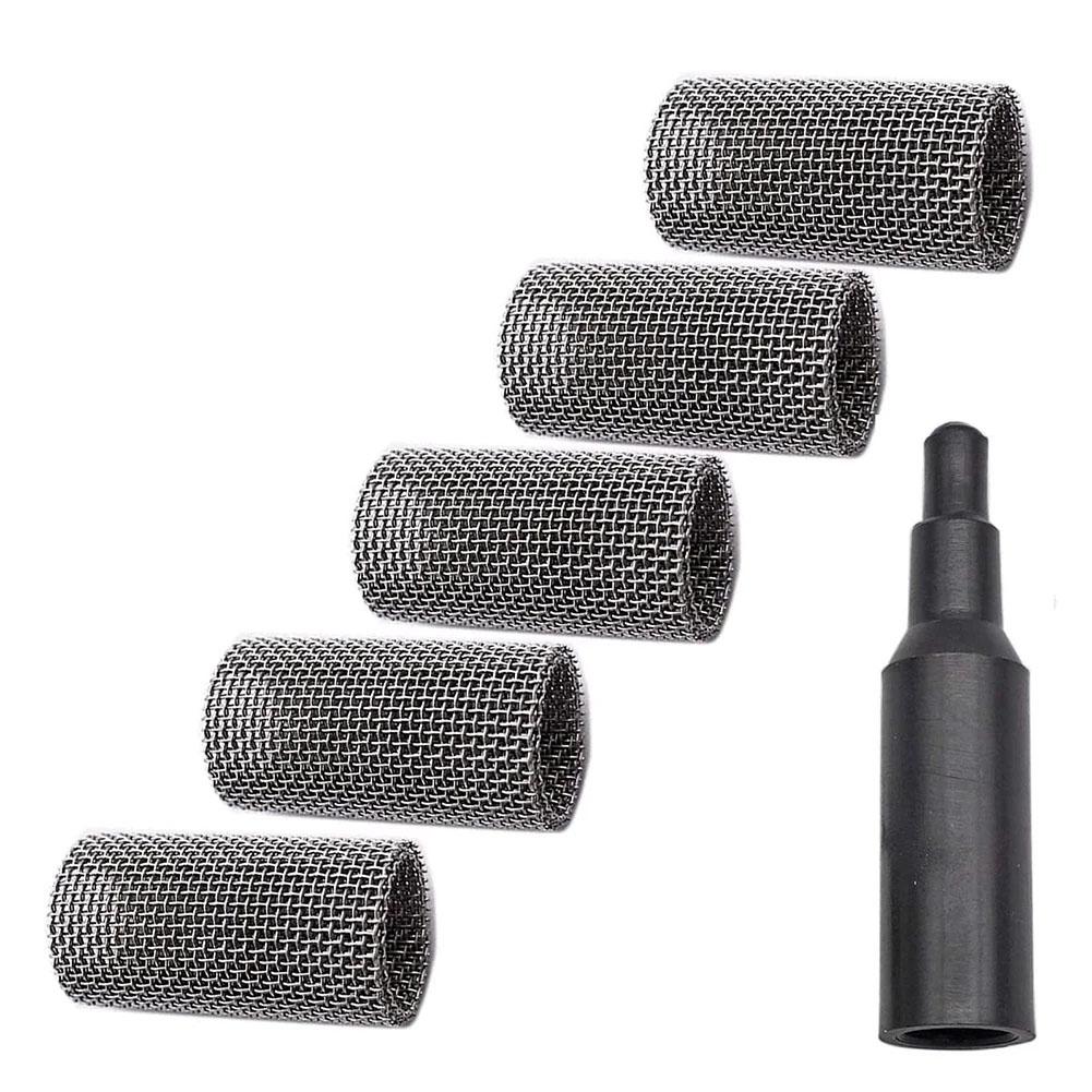 6Pcs Car Heater Accessories Car Glow Plug Burner Strainer Screen Filter Mesh For Diesel Air Parking Heater Heating Parts