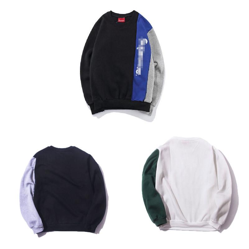 Supreme Letter Print Sweatshirt For Men Casual Sports Wear Fashion