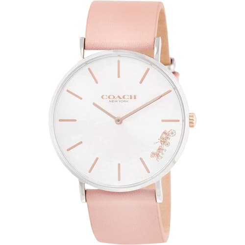 Coach Women's Perry Quartz Watch, Silver and Pink, 14503258