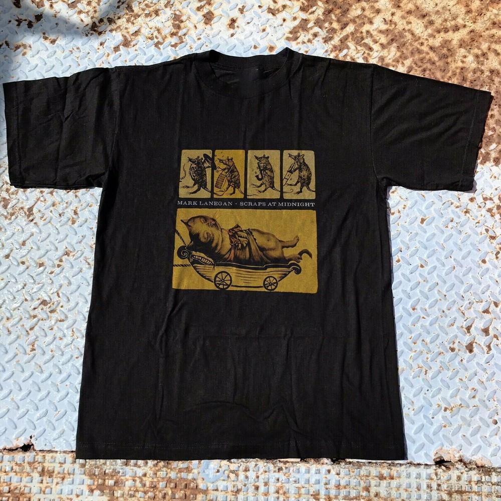 

Vintage Scraps At Midnight Mark Lanegan Shirt Black Unisex S-234XL Unisex T-Shirt XXL
