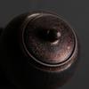 Creative Gilded Ceramic Sealed Jar Home Storage Jar Vintage Coffee Bean Candy Jar Storage Container Tabletop Ornament Home Decor