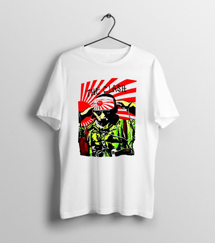 THE CLASH KAMIKAZE ПЯТАЯ КОЛОННА Унисекс Хлопок Черный S-234XL Футболка Унисекс Футболка M