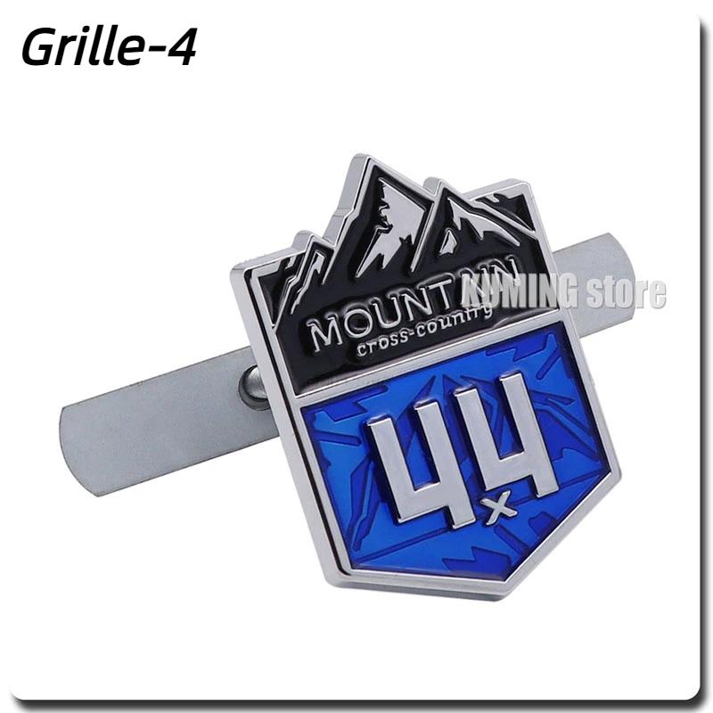 3D Metal 4X4 Mountain Cross Country Badge Auto 4WD Emblem Car Stickers Styling Decals Accessories