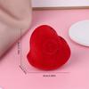 1/2PCS Heart Shape Velvet Ring Box Jewelry Display Engagement Wedding Jewelry Boxes Rose Flower Design Gifts Holder For Couple