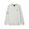 Skechers Fleece Lined Retro Sports Loose Fit Crew Neck Sweatshirt Unisex Sweatshirt Gray L324U068-0248