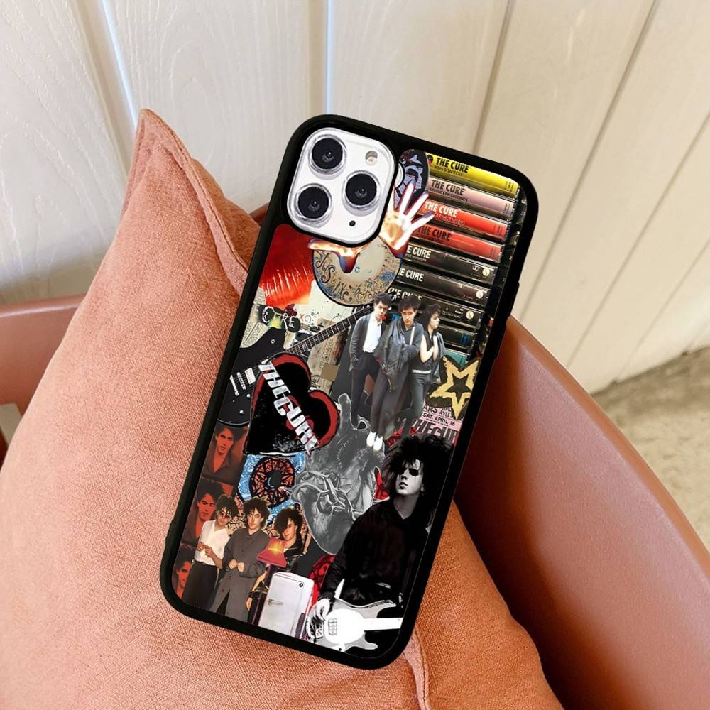 Rock Band THE C-CURE Music Phone Case Wireless Charging PC+TPU For IPhone 11 12 13 14 15 16 17 Pro Max Plus Case