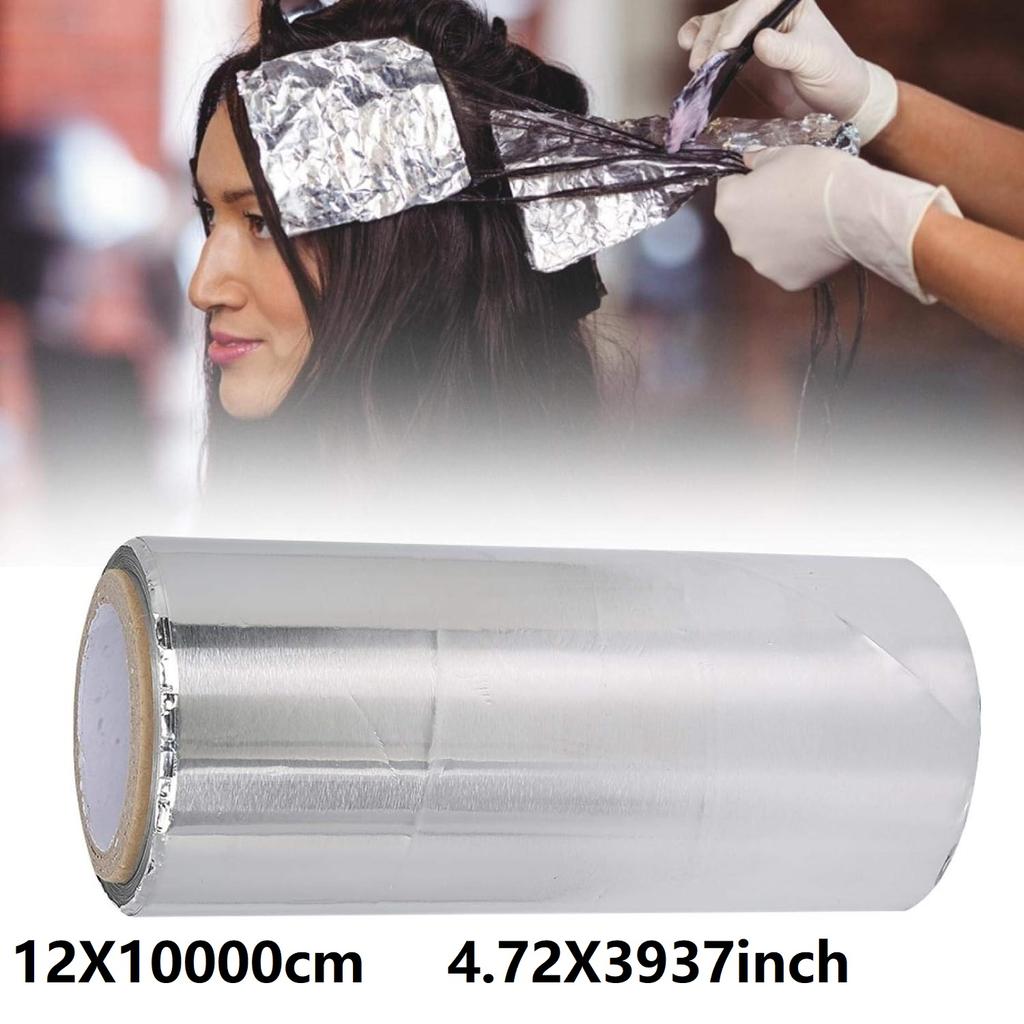 1roll  Hair Coloring Aluminum Foil Tin Aluminum Foil Sheets Hairdressing Perm Foil for Salon Barber Shop