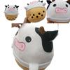 Cute And Cuddly Pearl Milk Tea Cow Plush Toy And Pillow