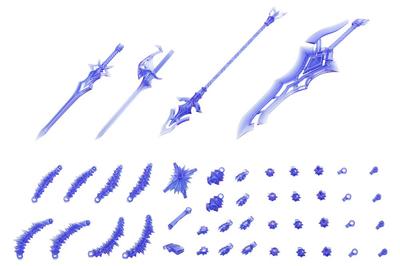 Kotobukiya Modeling Support Goods Heavy Weapon Unit 38 Holonic Total Length Approximately Plastic Model M.S.G Arms, 170mm, Non-Scale