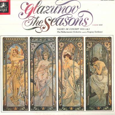LP Record YEVGENY SVETLANOV(COND.)/PHILHARMON - Glazunov/(the Seasons)complete Ball EAC80501 ANGEL - Japan Classical Used