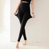 100% Fine Wool Women's High-Waisted Slim-Fit Soft Warm Knit Leggings for Autumn/Winter