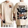 One Piece Ace Sabo Luffy TShirt Oversized Anime Graphic Print Crew Neck Pure Cotton Streetwear Fashion Tops For Men Women